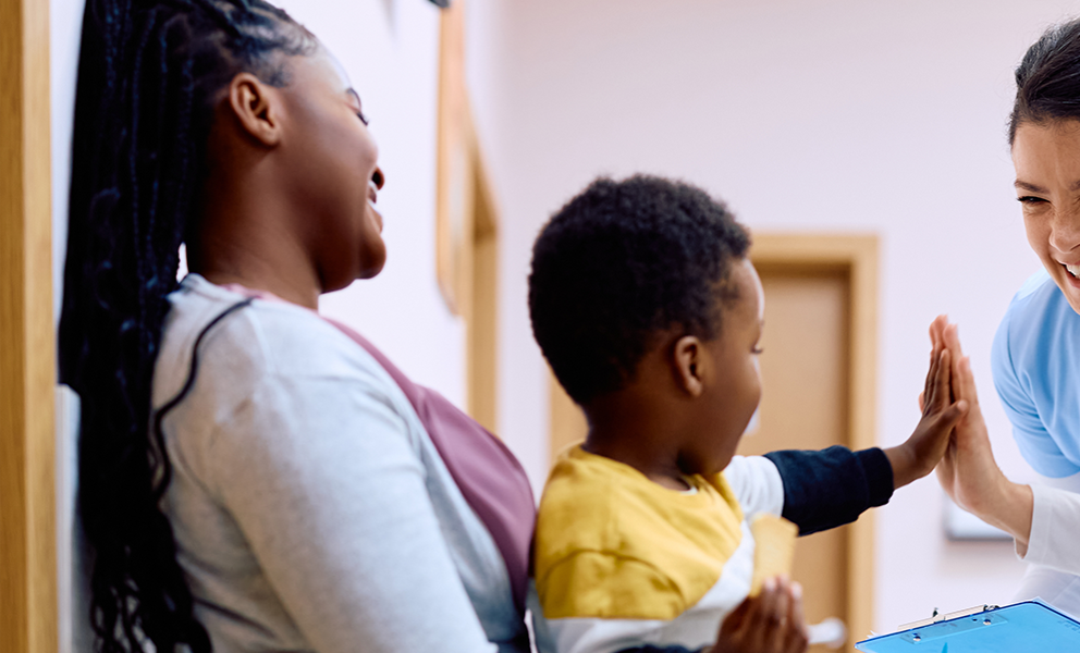 MeHI Primary Care Challenge - Doctor with young patient